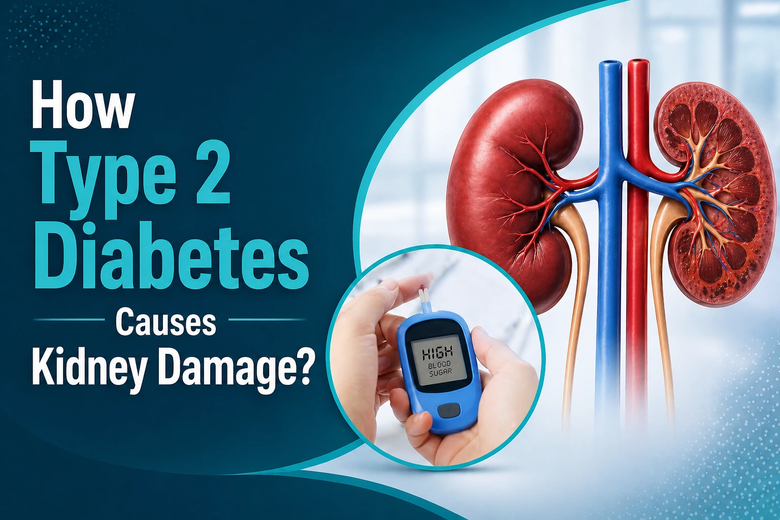 How Type 2 Diabetes Causes Kidney Damage?